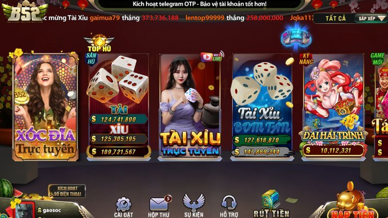 Tài xỉu B52CLUB